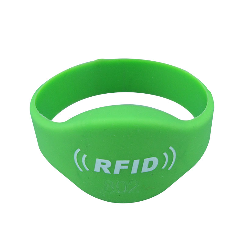 125KHZ TK4100 Vòng đeo tay RFID silicone không thấm nước có thể đeo được